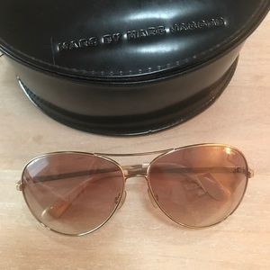 Marc by Marc Jacobs Gold Sunglasses